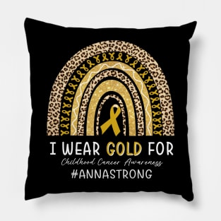 I Wear Gold Pillow