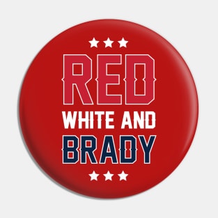 Patriots - Red, White, & Brady Pin