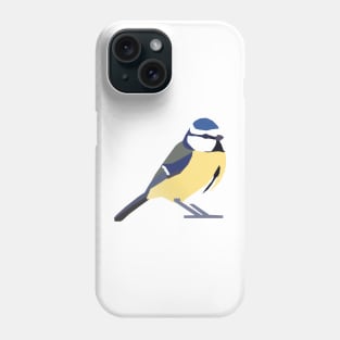 Graphic Nature - Blue Tit Phone Case