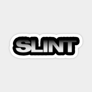 Slint Halftone (white) Magnet