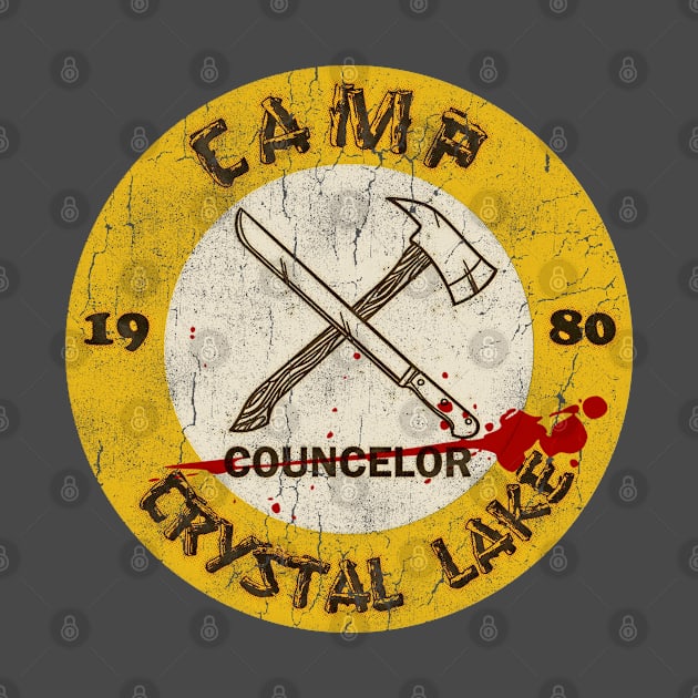 Vintage Camp Crystal Lake Counselor by StudioPM71