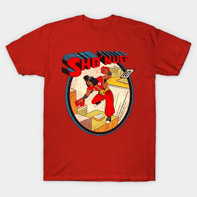shogun of harlem retro - Sho Nuff - T-Shirt