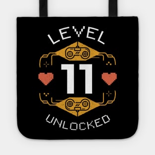 Retro Gaming Level 11 Unlocked Tote