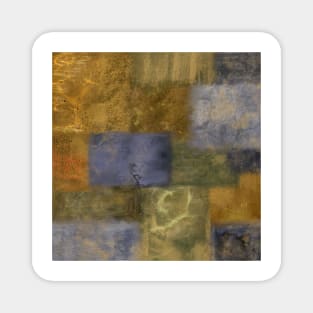 Patchwork Abstract Painting Magnet