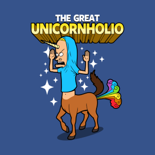 Funny Unicorn Farting Rainbow Retro 90's Cartoon T-Shirt