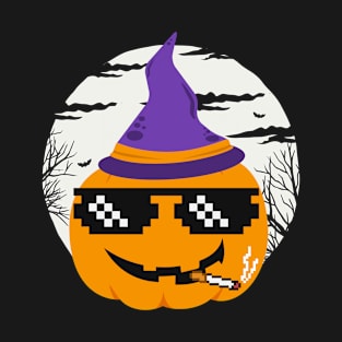 Cool Pumpkin Halloween T-Shirt