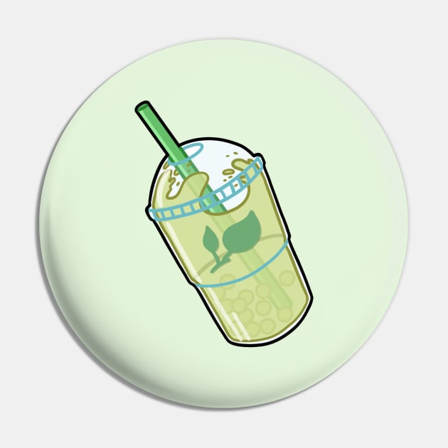 Cute sticker of green bubble tea. Pin by Yurapura