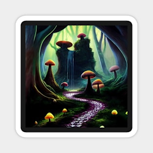 Glow forest 3 Magnet