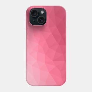 Magenta pink ombre gradient geometric mesh pattern Phone Case