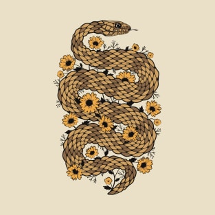 Floral snake T-Shirt