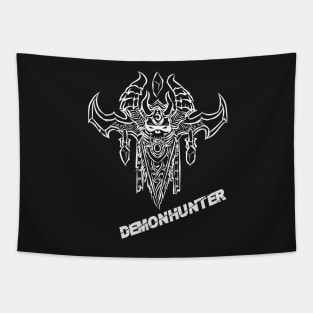 Demonhunter Crest (White) Tapestry