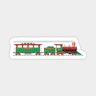 Santa's Christmas Express Magnet