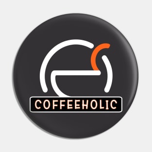 Coffeeholic Pin