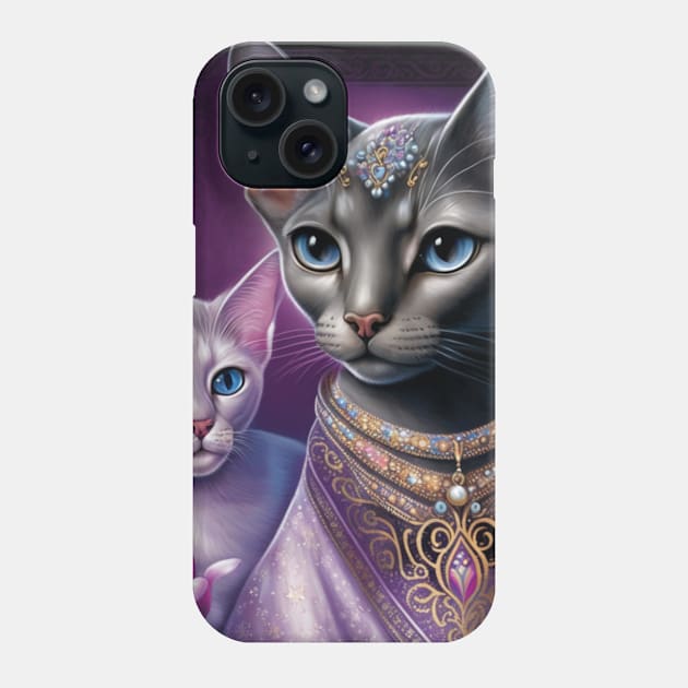 Abyssinian Motherly Love Phone Case by Enchanted Reverie