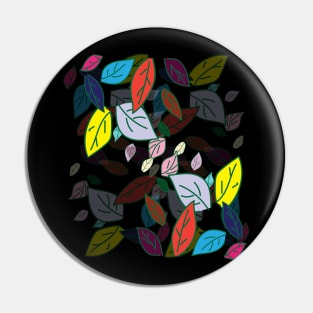 Colorful Leaves Pin