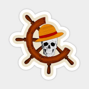 Straw hat Pirate Magnet