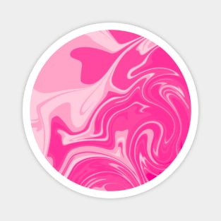 Deep Pink Wonder Swirl Abstract Magnet
