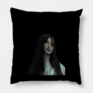 Beautiful girl, so beautiful. Picture is slightly sloppy and with pixelation. But what important - is here. Pillow