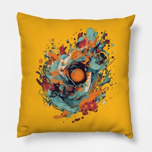 Smash  Abstract Pillow