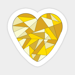 Fractured Heart of Gold Magnet