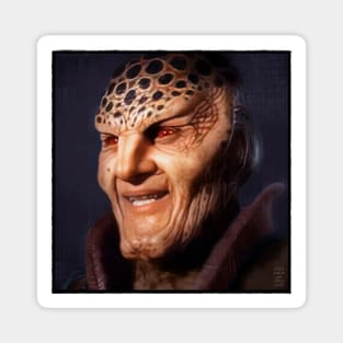 G'Kar Painted Portrait Version 2 Magnet