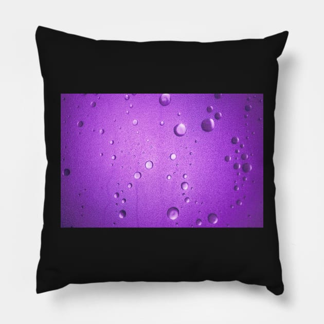 Shower Door – Purple Pillow by jojobob