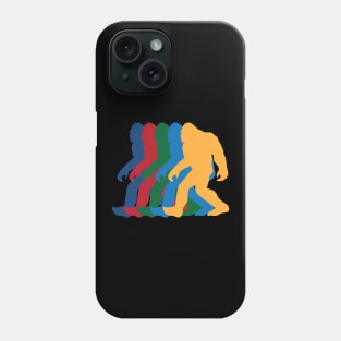 Vintage Bigfoot Silhouette Retro 70s Phone Case