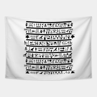 Egyptian Hieroglyphs Tapestry