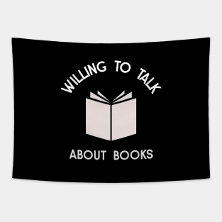 willing to talk about books Tapestry