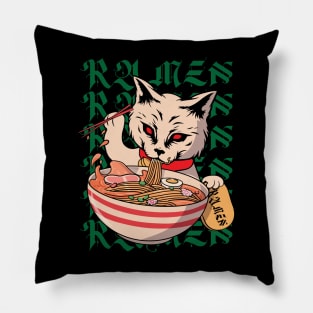 Spaghetti Cat Lover Pillow