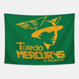 Defunct Toledo Mercurys Hockey Team Tapestry