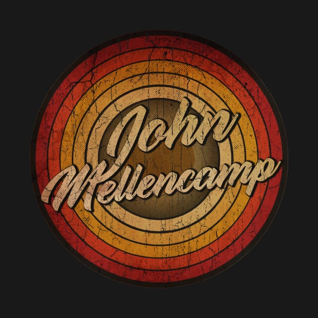 arjunthemaniac,circle retro faded John Mellencamp by arjunthemaniac