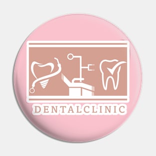 Medical Dental Logo Design. Dentist and dentistry clinic vector logo design. Dentist stomatology medical doctor Logotype concept icon. Pin