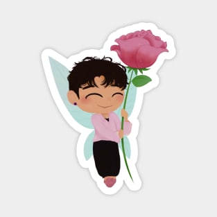 Moonbin Fairy Flower Magnet