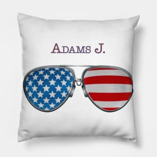 USA GLASSES JOHN ADAMS Pillow