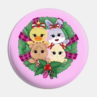 Christmas design of BP characters Pin