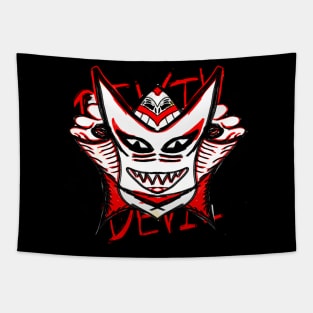 Devil Head! Tapestry