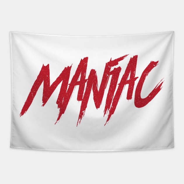 Stray Kids SKZ Maniac typography Tapestry by Oricca