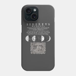 Galileo Galilei Sidereus Nuncius Phone Case