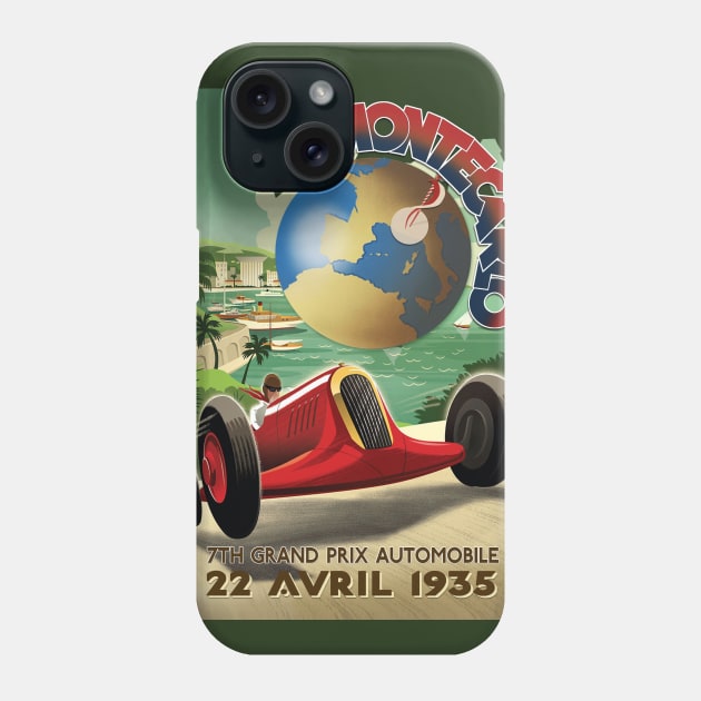 Monte Carlo Grand Prix 1935 Phone Case by Spyinthesky