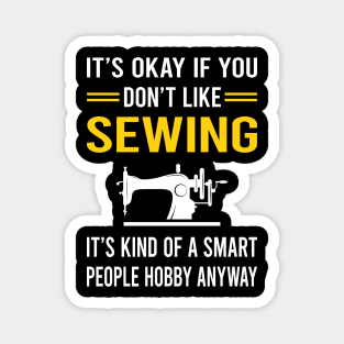 Smart People Hobby Sewing Magnet