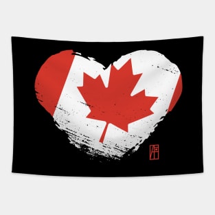 I love my country. I love the Canada. I am a patriot. In my heart, there is always the flag of the Canada Tapestry