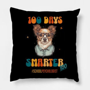 100 days smarter - school psychologist Pillow