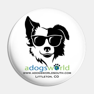 Cool Dog in Sunglasses - Dog Breeds - A Dog's World - Border Collie Pin