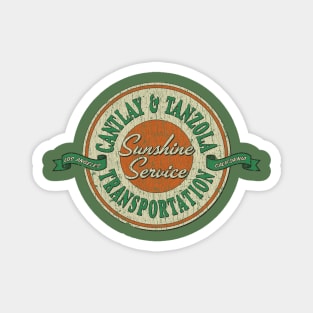 Cantlay & Tanzola Transportation 1922 Magnet