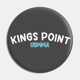 Kings Point USMMA (White Text) Pin