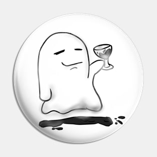 Inktober - day 22 GHOST Pin