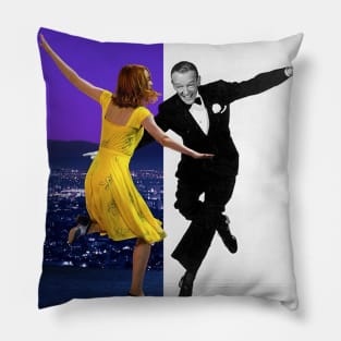 Emma Stone and Fred Astaire Pillow