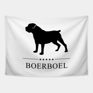 Boerboel Black Silhouette Tapestry