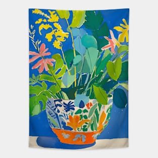 Exotic Botanical Still Life Tapestry